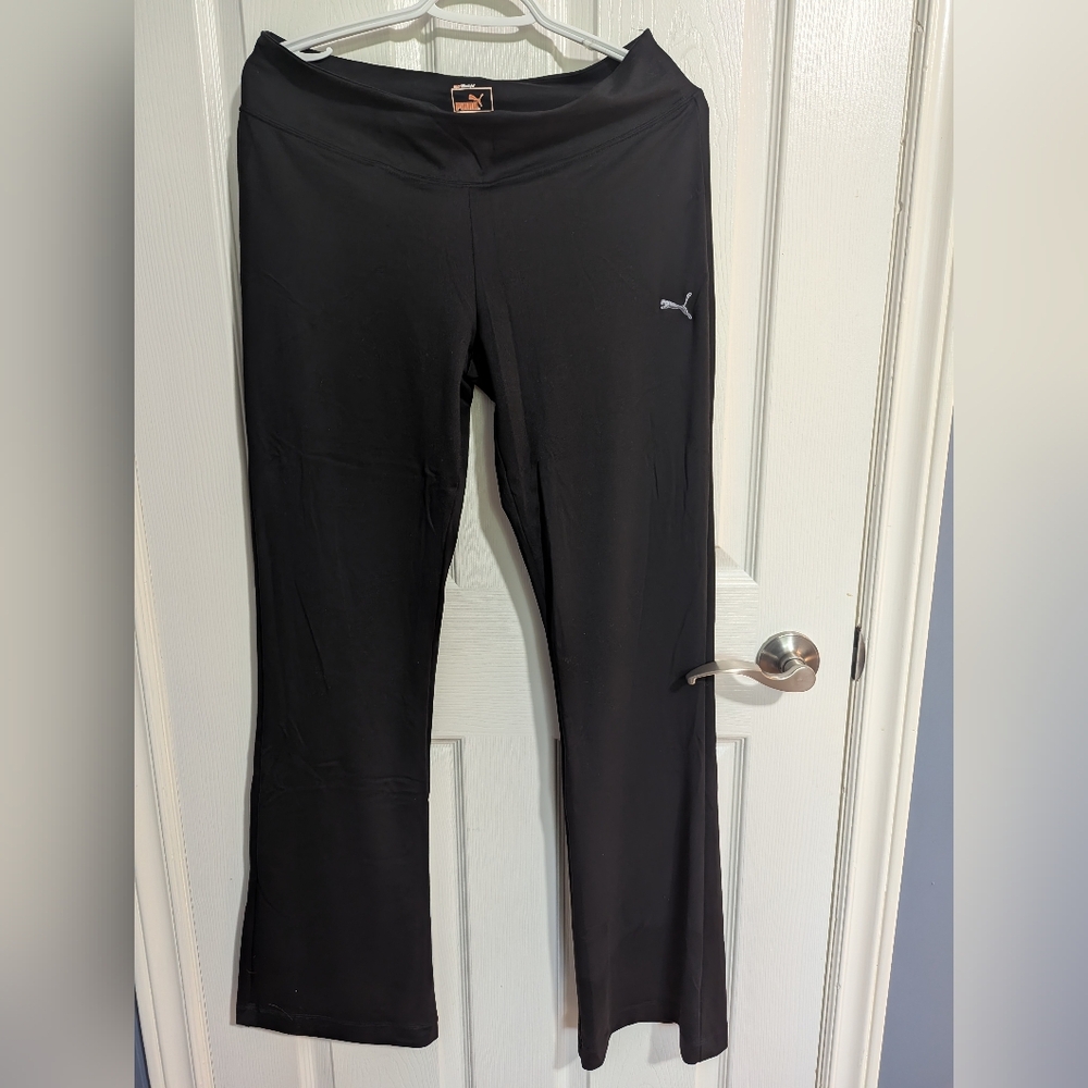 Puma Dark Gray Boot cut Leggings, Yoga Pants Activewear